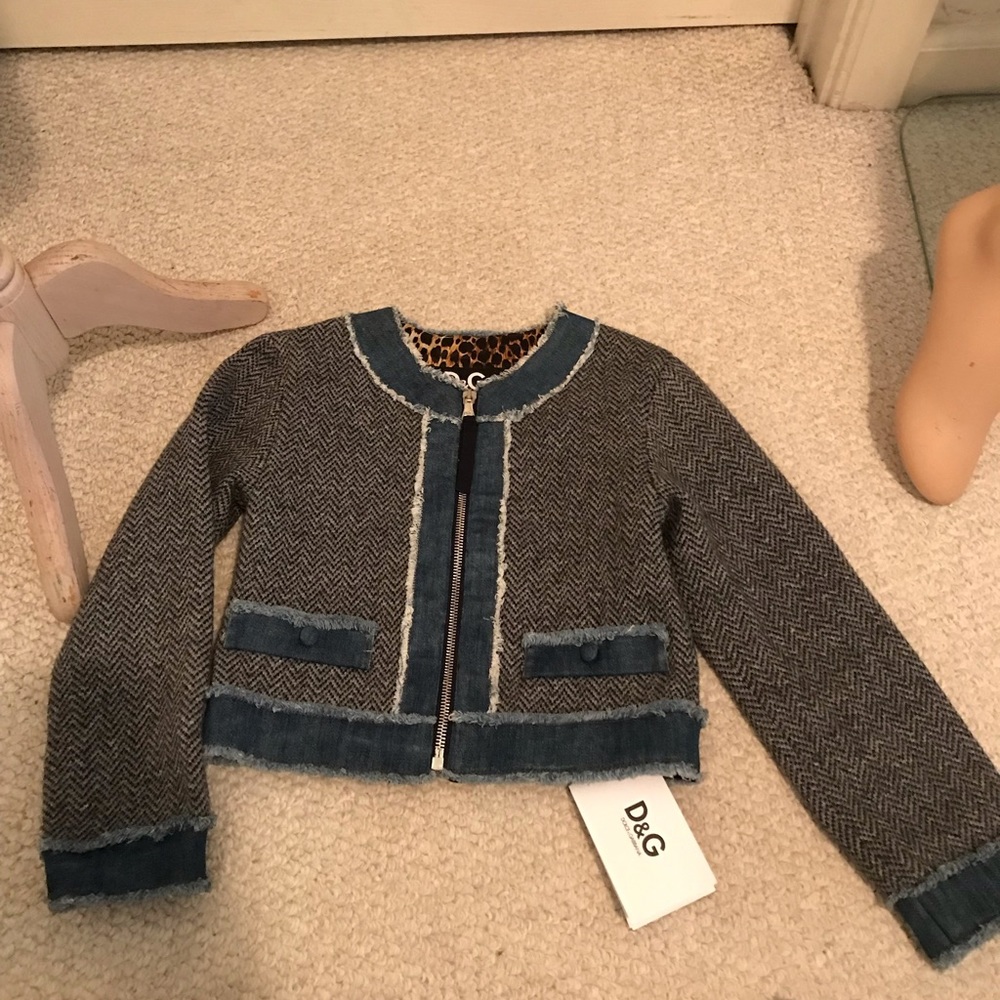 Dolce & Gabbana D&G girl’s jacket size 6 runway show item